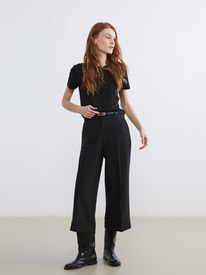 Lc Waikiki Yeni Sezon Beli Kemerli Standart Fit Kadın Pantolon