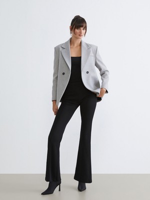 Lc Waikiki Yeni Sezon Yüksek Bel Ispanyol Paça Kadın Pantolon