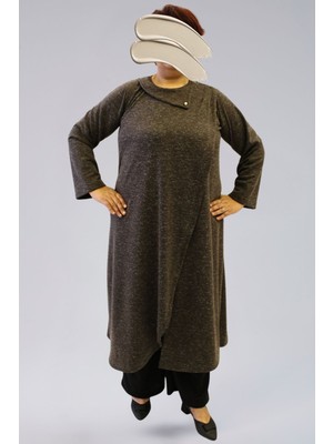 Maksen Tekstil Mevsimlik Giy Çık Kap - Ecrin Kumaş Şık Giy Çık Kap Ferace