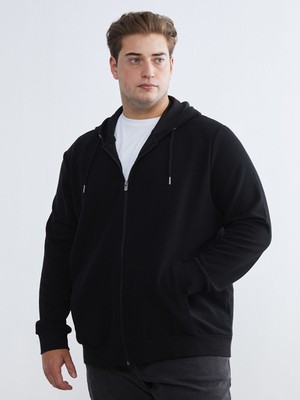 Lc Waikiki Yeni Sezon Standart Kalıp Kapüşonlu Erkek Fermuarlı Sweatshirt