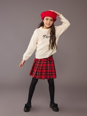 Lc Waikiki Yeni Sezon Ekose Pileli Kız Çocuk Etek