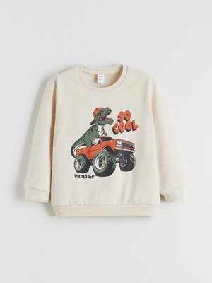 Lc Waikiki Yeni Sezon Baskılı Erkek Çocuk Sweatshirt