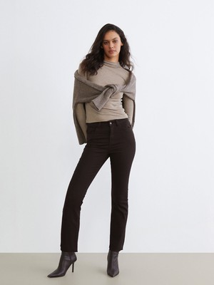 Lc Waikiki Yeni Sezon Crop Flare Kadın Jean Pantolon