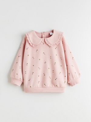 Lc Waikiki Yeni Sezon Bebe Yaka Kız Çocuk Sweatshirt