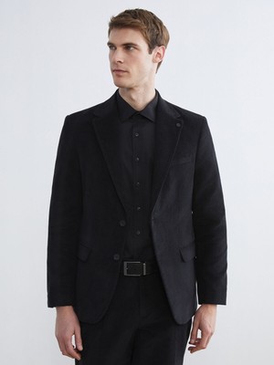 Lc Waikiki Yeni Sezon Standart Kalıp Kadife Erkek Blazer Ceket