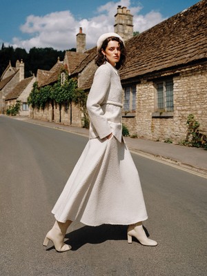 Lc Waikiki Yeni Sezon Beli Fermuarlı Dokulu Kloş Etek