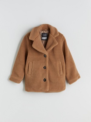 Lc Waikiki Yeni Sezon Kız Çocuk Pelüş Kaban