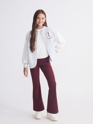 Lc Waikiki Yeni Sezon Beli Lastikli Ispanyol Paça Kız Çocuk Tayt