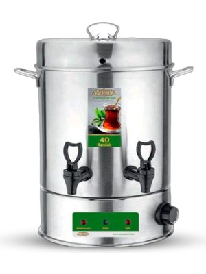 Avesta 60 Bardak Sultan Çay Otomatı Semaver Inoks