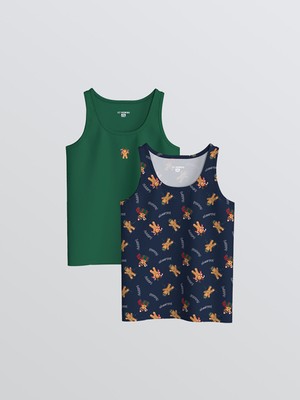 Lc Waikiki Yeni Sezon Bisiklet Yaka Yılbaşı Temalı Erkek Çocuk Atlet 2'li