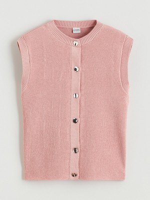 Lc Waikiki Yeni Sezon Bisiklet Yaka Kız Çocuk Triko Yelek