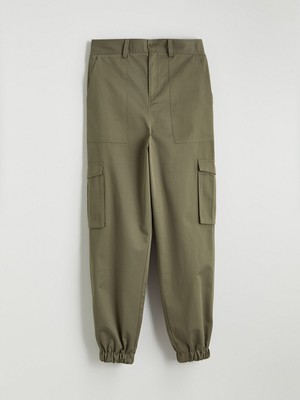 Lc Waikiki Yeni Sezon Beli Lastikli Gabardin Kadın Jogger Pantolon