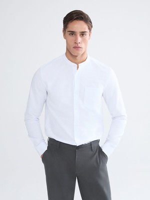 Lc Waikiki Yeni Sezon Regular Fit Hakim Yaka Uzun Kollu Erkek Gömlek