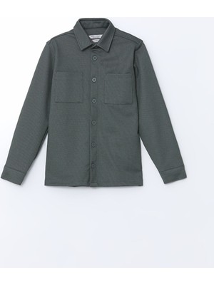 Lc Waikiki Yeni Sezon Uzun Kollu Dokulu Erkek Çocuk Gömlek