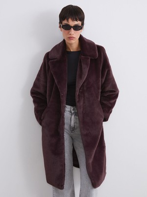 Lc Waikiki Yeni Sezon Ceket Yaka Kadın Kürk Kaban