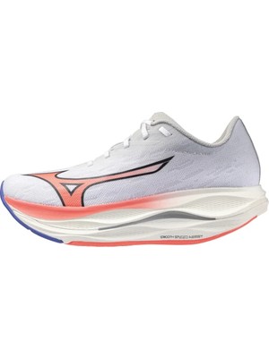 Mizuno Wave Rebellion Flash 3 Kadın Koşu Ayakkabısı Beyaz / Gri