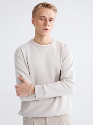 Lc Waikiki Yeni Sezon Bisiklet Yaka Erkek Kalın Sweatshirt