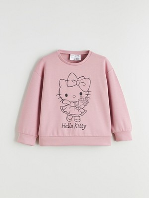 Lc Waikiki Yeni Sezon Hello Kitty Baskılı Kız Çocuk Sweatshirt