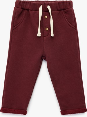 Koton Şardonlu Duble Paça Düğmeli Bağcıklı Eşofman Altı