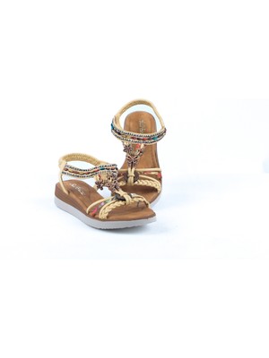 Ayakkabımood S.p 361 Ortopedik Taban Bayan Sandalet Ayakkabı