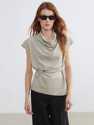 Lc Waikiki Yeni Sezon Dökümlü Yaka Bluz