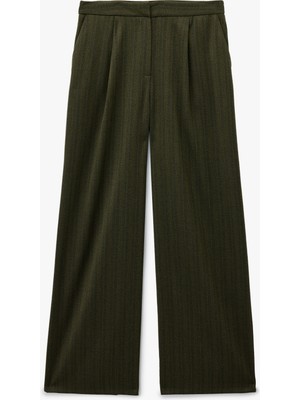 Koton Pileli Geniş Paça Palazzo Pantolon