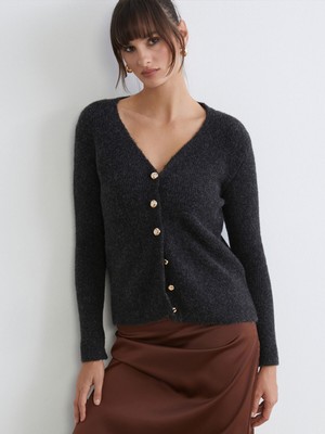 Lc Waikiki Yeni Sezon V Yaka Kadın Triko Hırka