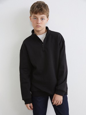 Lc Waikiki Yeni Sezon Dik Yaka Erkek Çocuk Kalın Sweatshirt