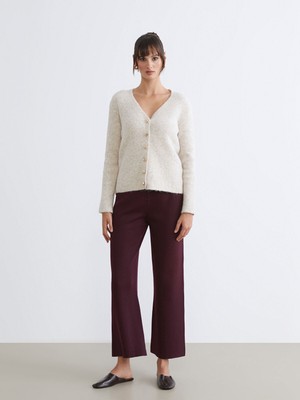 Lc Waikiki Yeni Sezon Beli Lastikli Kadın Triko Pantolon