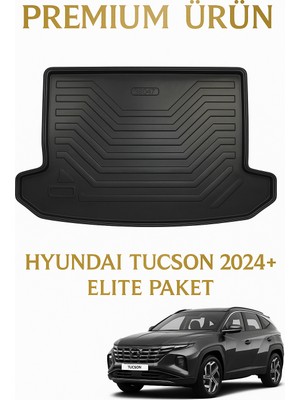 Black Gold Hyundai Tucson 2024+ Uyumlu 3D Bagaj Havuzu Premium
