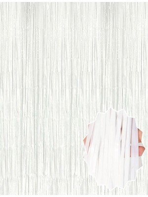 Soft Beyaz Renk Duvar ve Kapı Perdesi Ithal 100X200 cm
