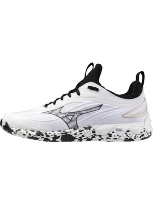 Mizuno Wave Luminous 3 Unisex Voleybol Ayakkabısı Beyaz / Desenli Hafif ve Esnek Yapı ile Konforlu