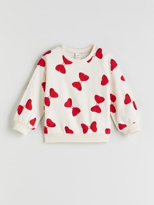 Lc Waikiki Yeni Sezon Bisiklet Yaka Kız Çocuk Sweatshirt