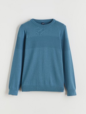 Lc Waikiki Yeni Sezon Bisiklet Yaka Erkek Çocuk Triko Kazak