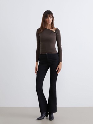 Lc Waikiki Yeni Sezon Flare Kadın Jean Pantolon