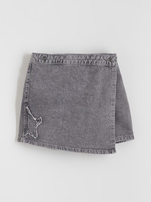 Lc Waikiki Yeni Sezon Kız Çocuk Jean Şort Etek