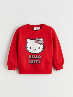Lc Waikiki Yeni Sezon Hello Kitty Baskılı Kız Çocuk Kalın Sweatshirt