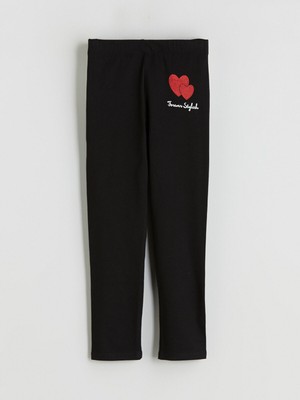 Lc Waikiki Yeni Sezon Baskılı Uzun Kız Çocuk Tayt