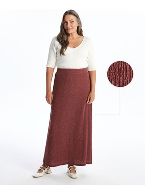 Lc Waikiki Yeni Sezon Beli Lastikli Dokulu Kadın Etek