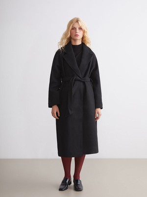 Lc Waikiki Yeni Sezon Kruvaze Yaka Kadın Kaşe Kaban