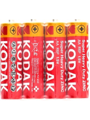 Shopwave Kodak Aa Pil Super Heavy Duty Çinko Karbon Kalem Pil 60 Adet