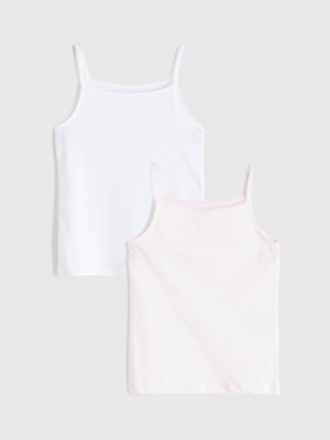 Lc Waikiki Yeni Sezon Kare Yaka Kız Çocuk Atlet 2'li