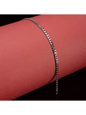 Silvalli 100 Mikron Rodyum Gurmet Gümüş Bileklik