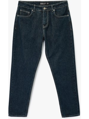 Koton Pamuklu Normal Bel Tapered Fit Jean Pantolon