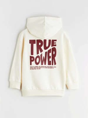 Lc Waikiki Yeni Sezon Kapüşonlu Baskılı Erkek Çocuk Sweatshirt