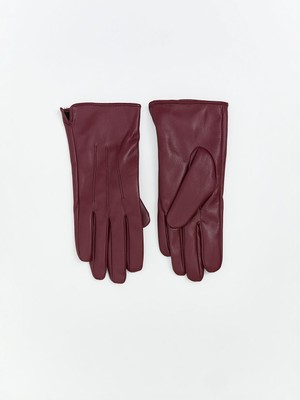 Lc Waikiki Yeni Sezon Deri Görünümlü Kadın Eldiven