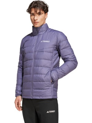 AJZ9965 Adidas Terrex mt Down Jacket Erkek Ceket Mor