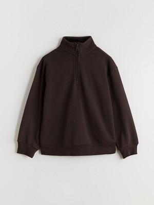 Lc Waikiki Yeni Sezon Dik Yaka Kız Çocuk Sweatshirt