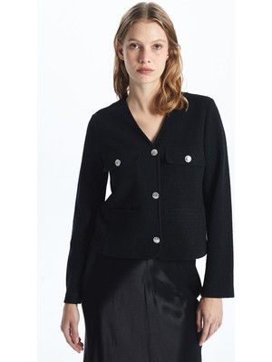 Lc Waikiki Yeni Sezon V Yaka Kadın Ceket