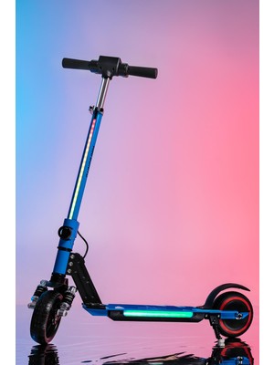 ModaOnn Mini Bonito Çocuk Katlanabilir, LED Işıklı, Amortisörlü Elektrikli Scooter – Ayarlanabilir Direksiyonlu!”(Dizlik ve Dirseklik Hediyedir)